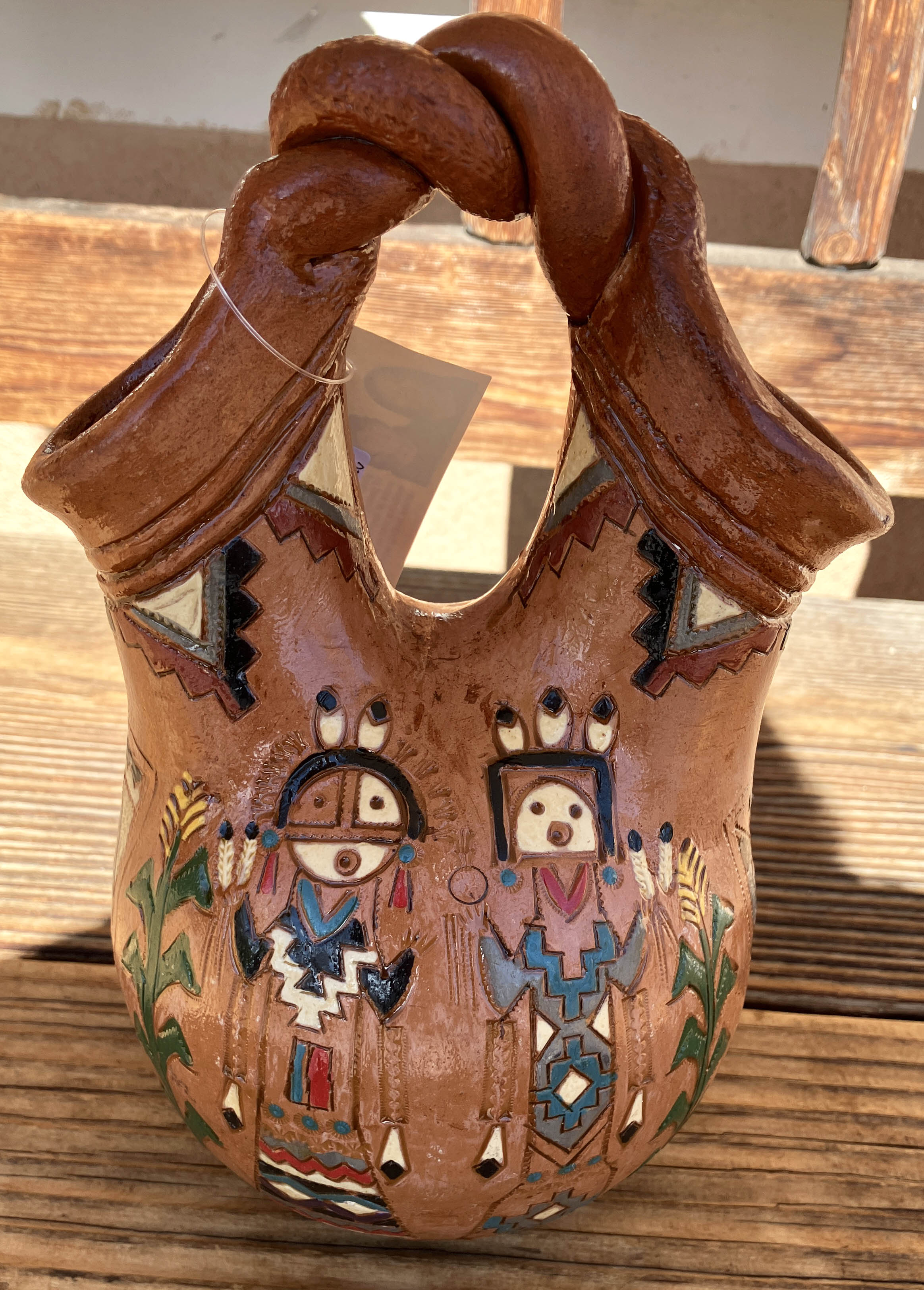 Irene and Ken White | Navajo Wedding Vase | Penfield Gallery of Indian Arts | Albuquerque, New Mexico